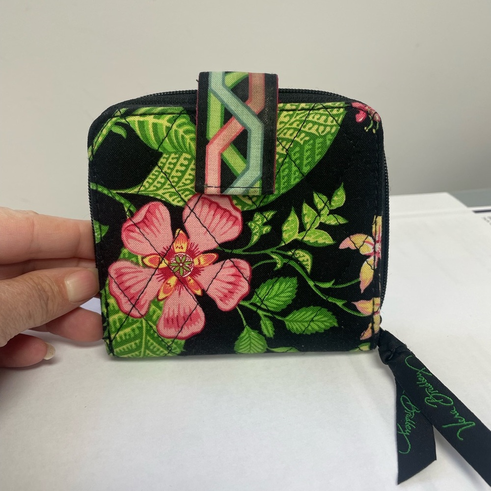 Vera Bradley Botanica Purse & Matching Wallet - Picture 3 of 9